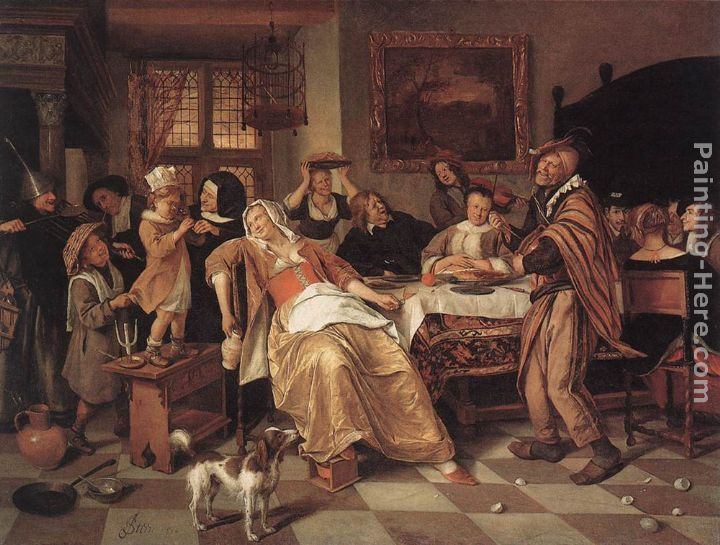 Jan Steen Canvas Paintings page 3